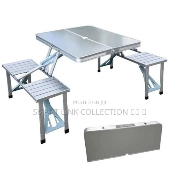 Foldable Camping Tablewith Chairs - main view