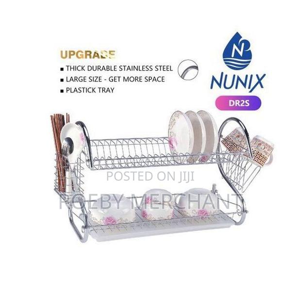 Nunix 2 Layer Stainless Steel Dishrack