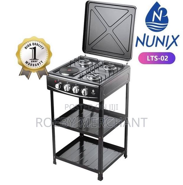 Nunix 3 +1 ( 3 Gas +1 Electric) Automatic Standing Burner