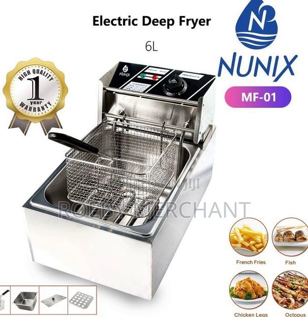 Nunix 6L Single Deep Fryer - main view