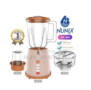 Nunix 3 in 1 Blender, Grinder Chopper AK-444 