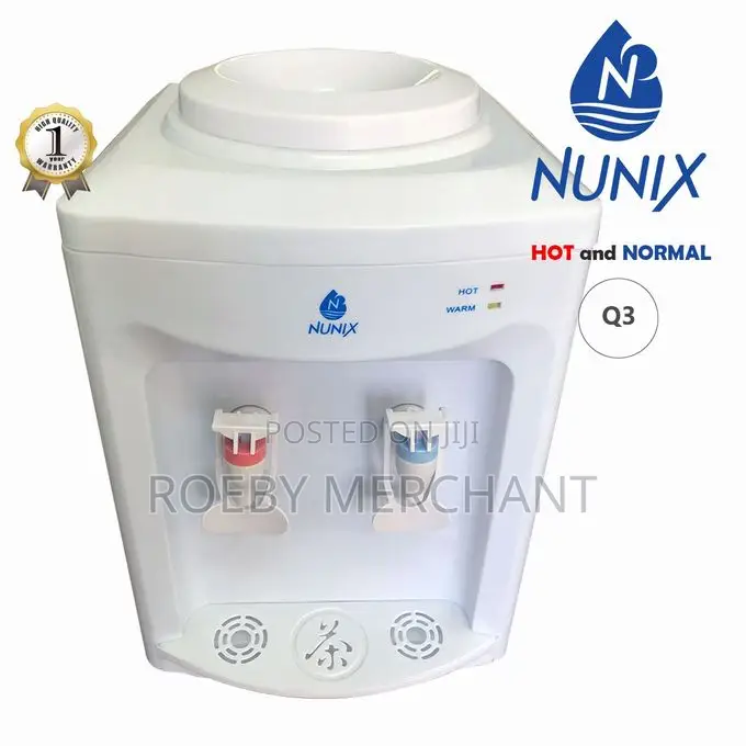Nunix 2 Taps Hot, Normal Table Top Water Dispenser