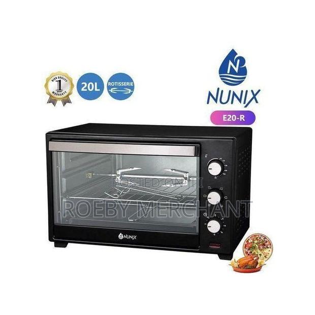 Nunix 20litres Electric Oven With Rotisserie Grill