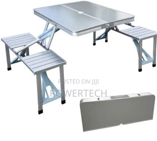 Foldable Camping Tablewith Chairs. - main view