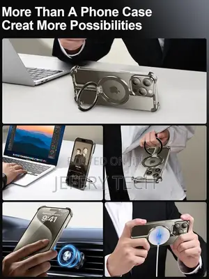 Natural Titanium Frameless for iPhone 15 Promax Case With Ma