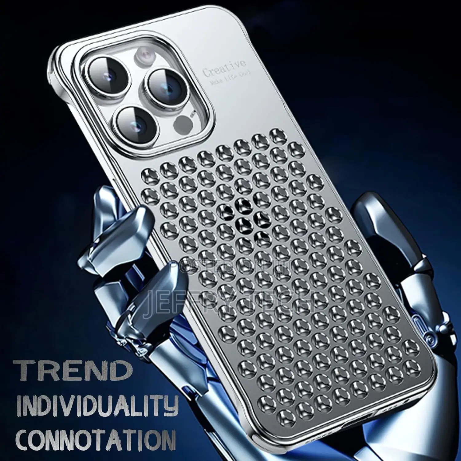Case for iPhone 15/15 Pro/15 Plus/15 Pro Max, Frameless Alum