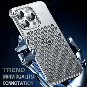 Case for iPhone 15/15 Pro/15 Plus/15 Pro Max, Frameless Alum