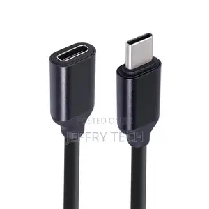 Type-C / USB-C Male to Female PD Power Extended Cable, Lengt