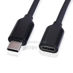 Type-C / USB-C Male to Female PD Power Extended Cable, Lengt