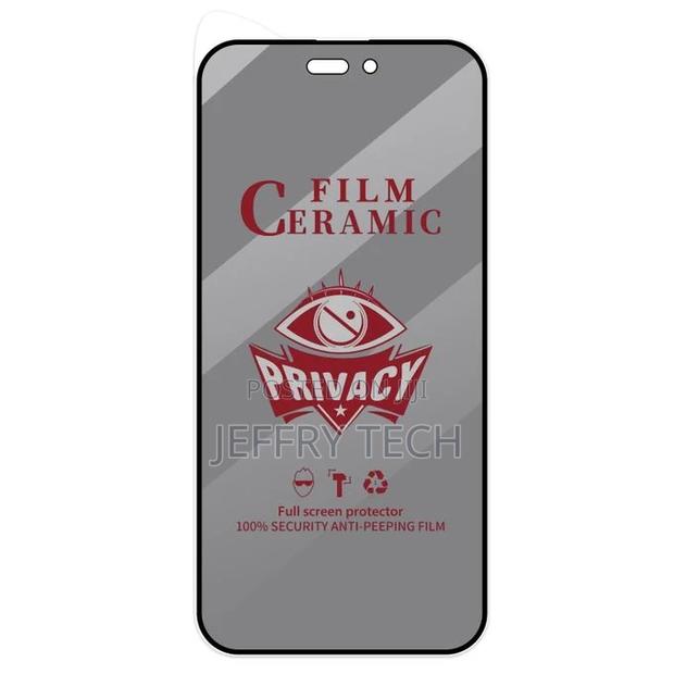 For iPhone 15 Pro Max Full Coverage HD Privacy Ceramic Film - thumbnail 2