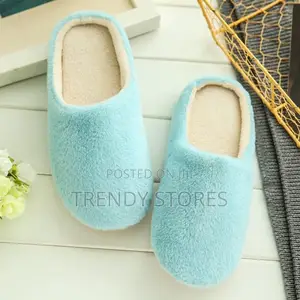 Blue Fur Indoor Shoes