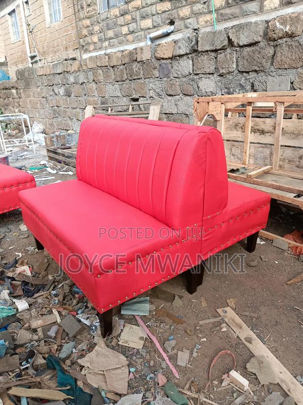 Back to Back, Red Restaurant Couch, New Design  - thumbnail 2