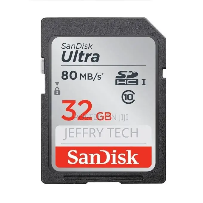32GB Sandisk Video Camera High Speed Memory Card SD Card, Co
