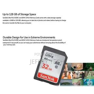 32GB Sandisk Video Camera High Speed Memory Card SD Card, Co