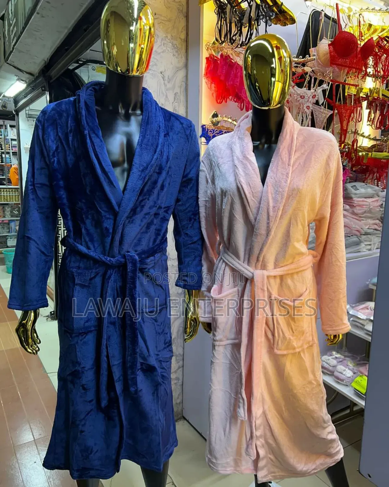 Coral Fleece Unisex Bathrobes