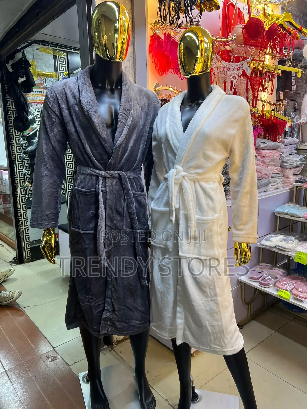 Unisex Coral Fleece Bathrobes