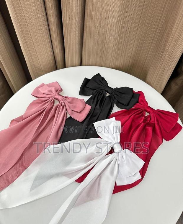 Big Satin Hair Bows - main view