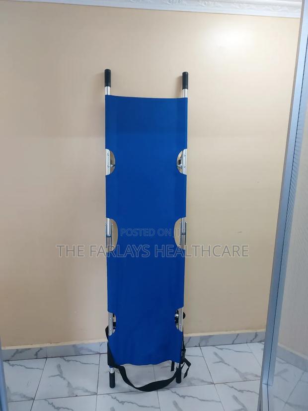 Portable Patient Stretcher ( Blue Canvas) - main view