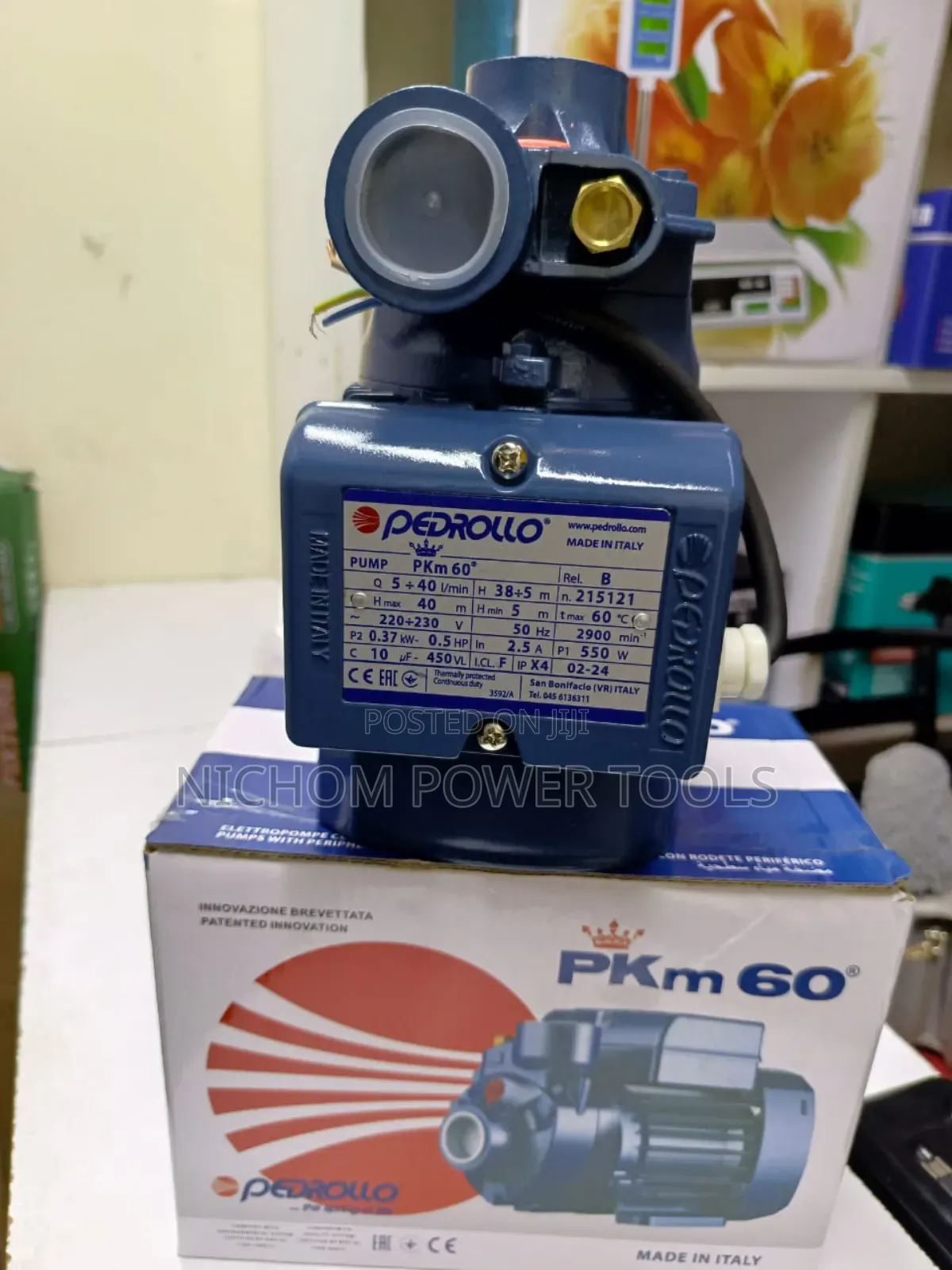 Economical 0.5hp Pedrollo Water Pump