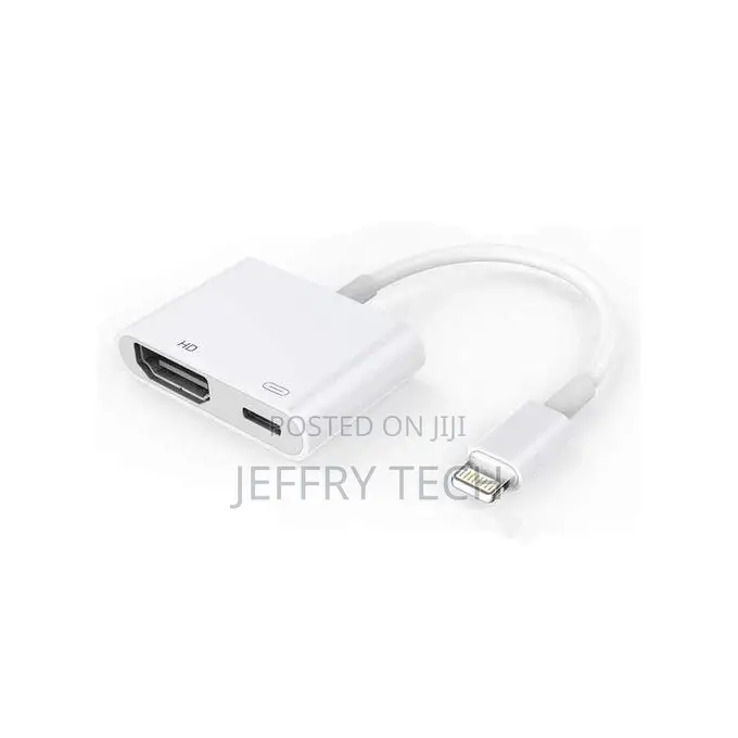 Eginlth002 8 Pin Digital AV to HDMI Adapter USB Charging Por