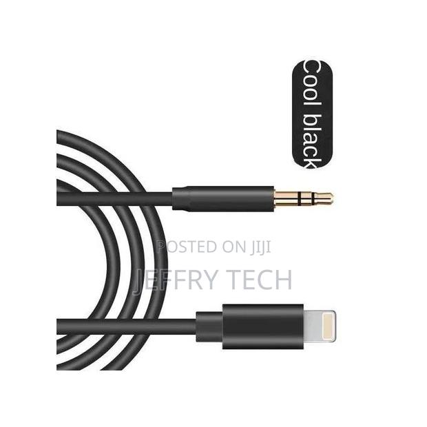 For iPhone 3 5 Mm Jack Aux Cable Car Speaker Headphone - main view