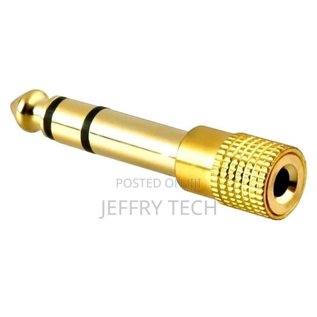 6.5MM Male to 3.5MM Female Jack Plug Audio Headset