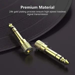 6.5MM Male to 3.5MM Female Jack Plug Audio Headset