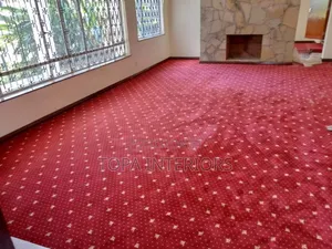 Thick Quality Executive Maroon Office Floor Carpet Supply and Fit