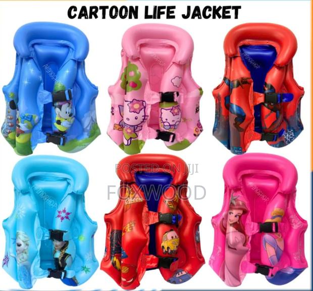 Cartoon Themed Kids Swimming Jacket