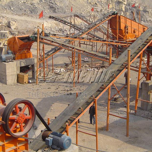 Professional Mining Stone Jaw and Impact Crushing Line - main view