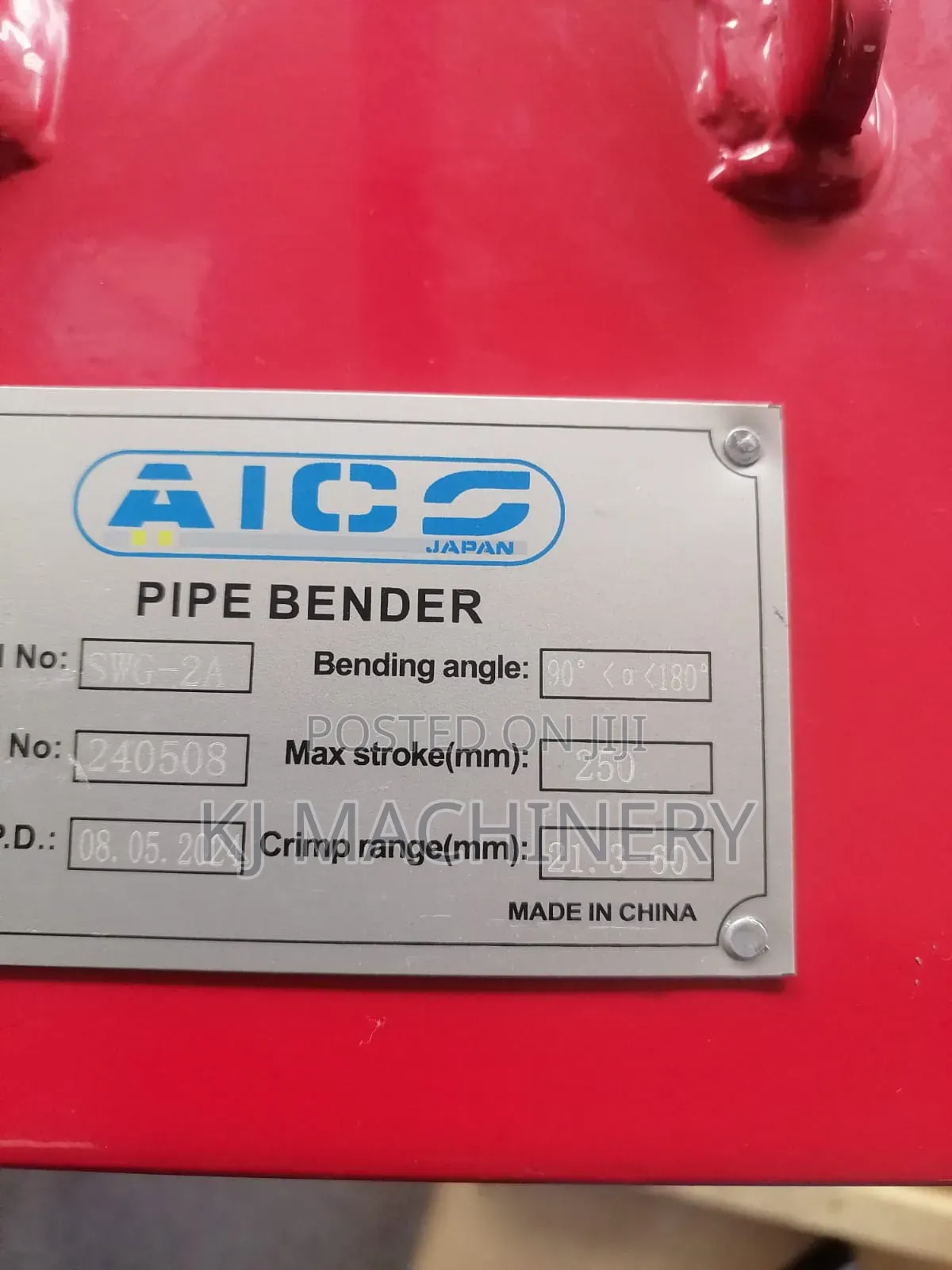 Hydraulic Pipe Bender 3inches