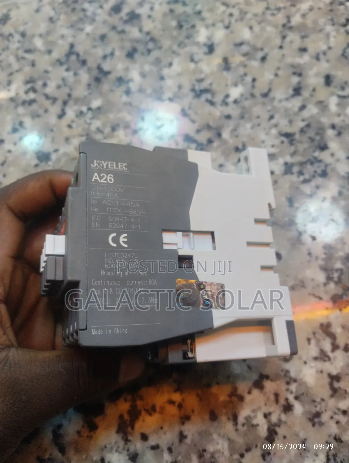 45a Contactor Change Over Joylec