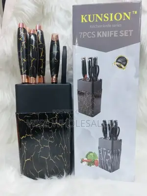 Marble Kitchen Knife Set
 