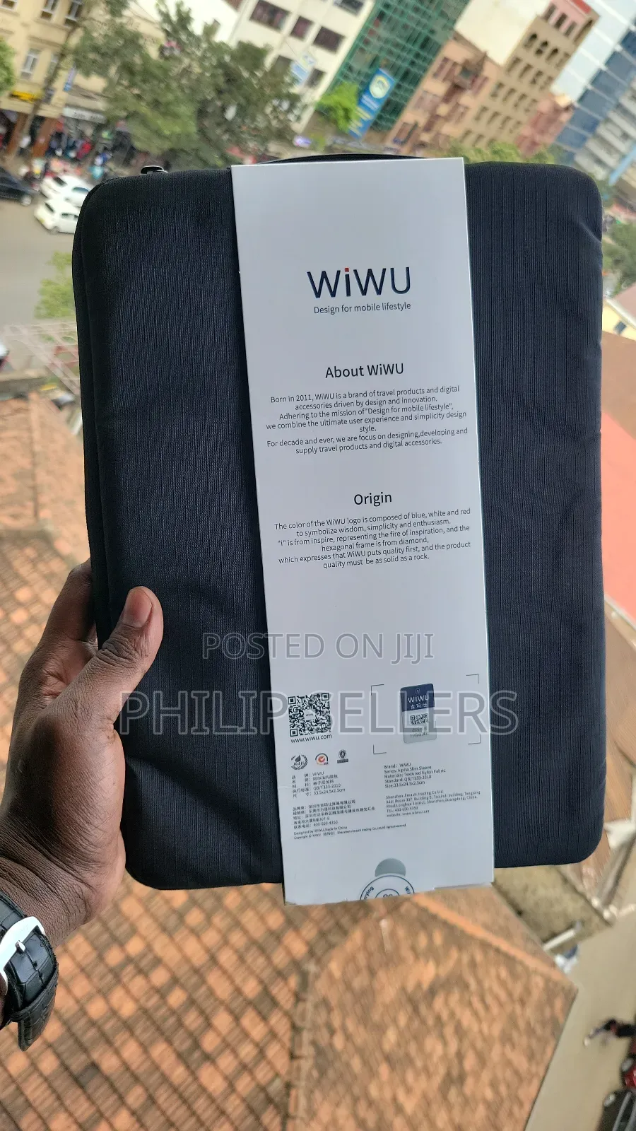 Wiwu 13/14 Inch Alpha Slim Sleeve Laptop Case Waterproof Bag
