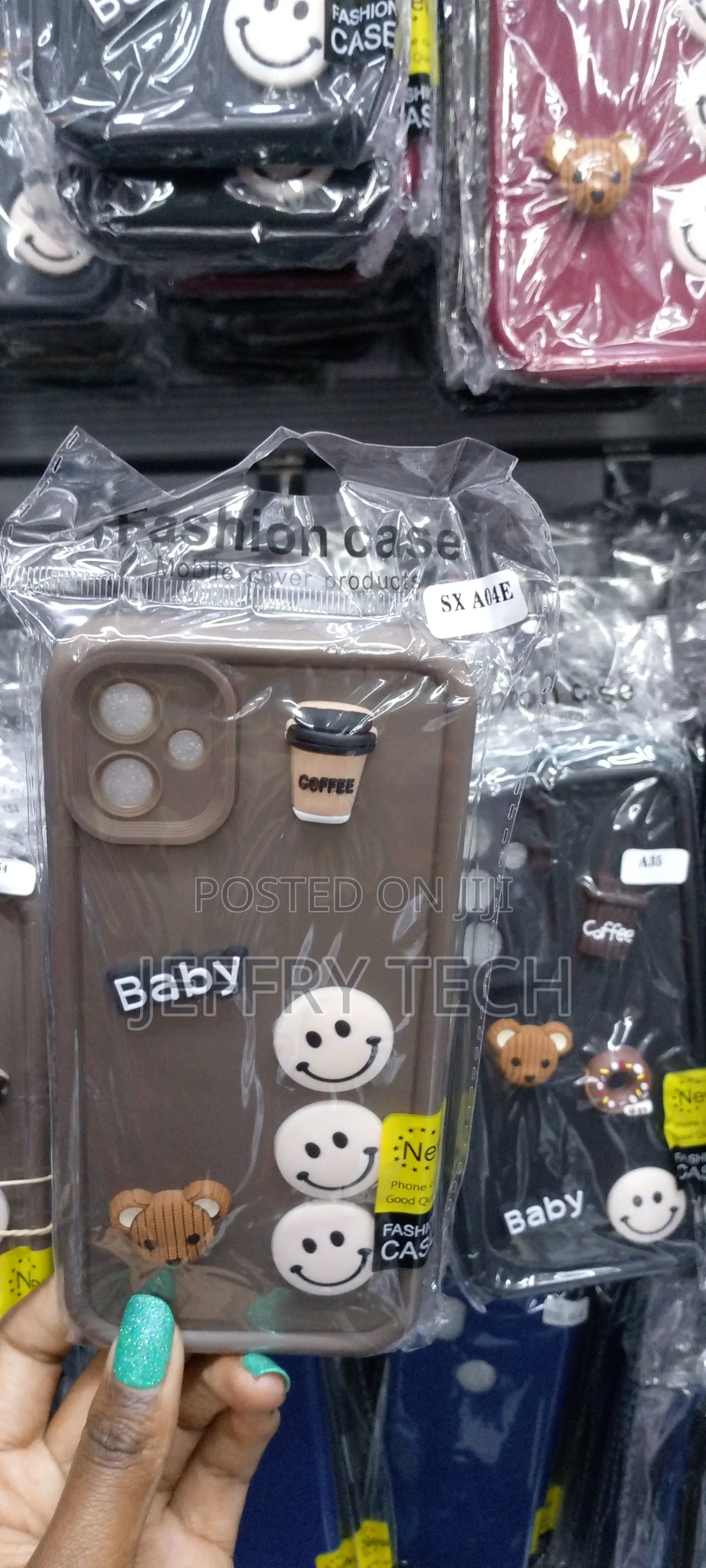 Frosted TPU Stick Doll Back Cover for SXA04E