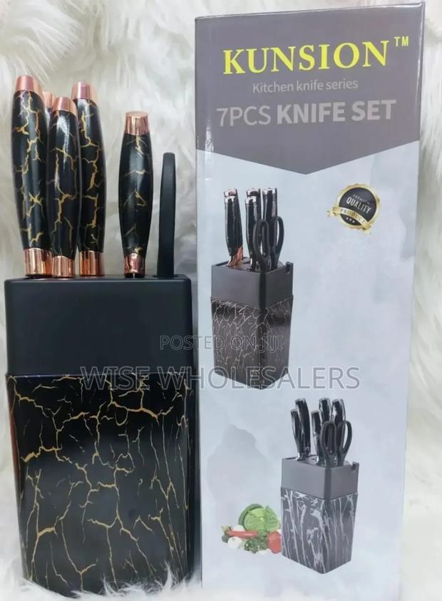 Marble Kitchen Knife Set✓ Available