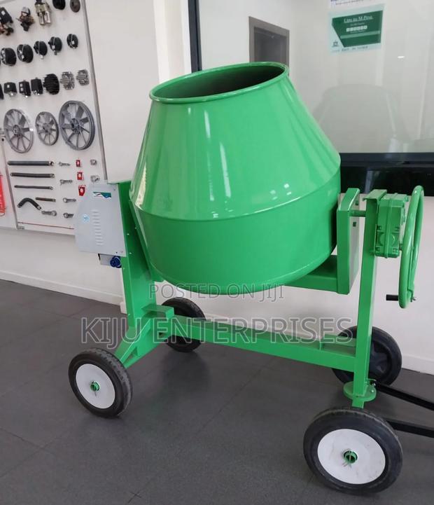 Electric Powered Mixer Concrete - main view