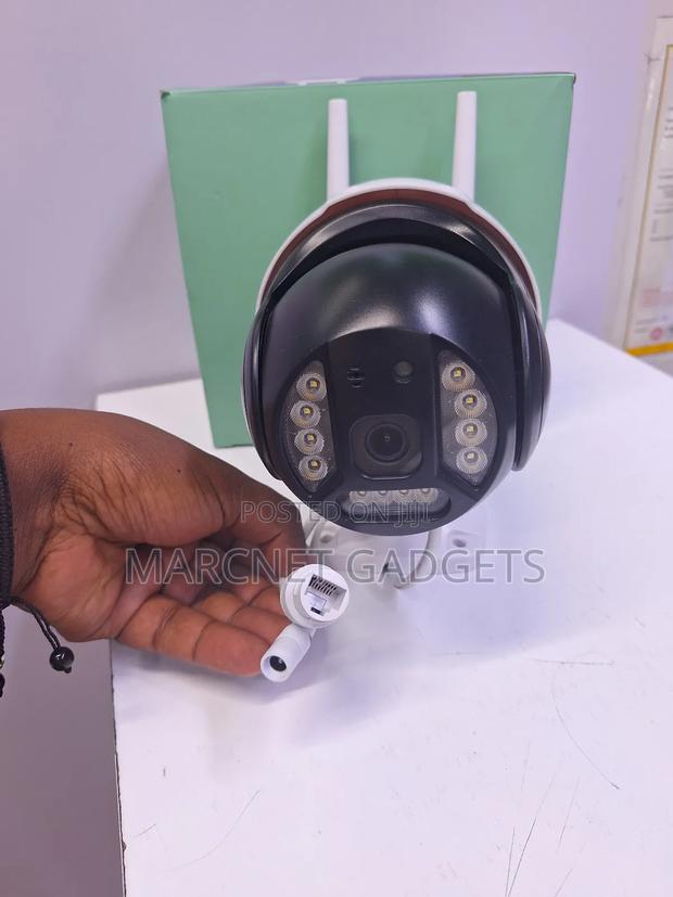 V380 Outdoor PTZ Dome Surveillance Camera Connect Wifi Lan