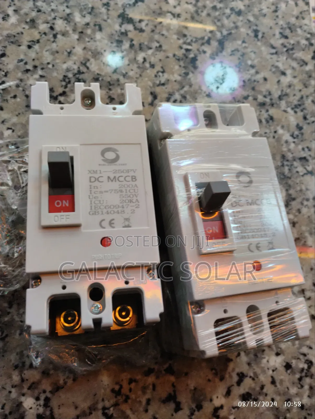 200a DC Moulded Case Circuit Breaker
