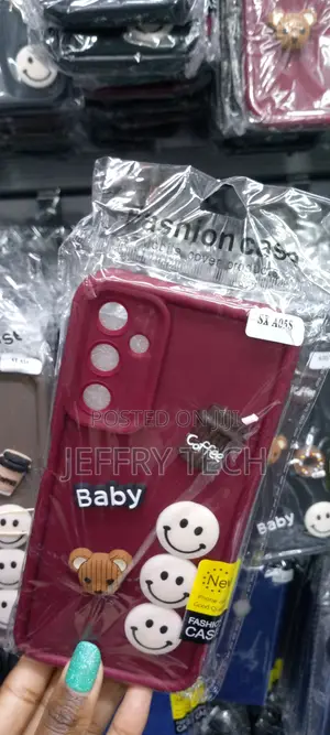 Back Cover for Samsung Galaxy A05s, 3D Cute Curly Wave Cart