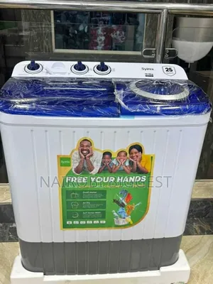 Syinix 10kgs White Twin Tub Washing Machine