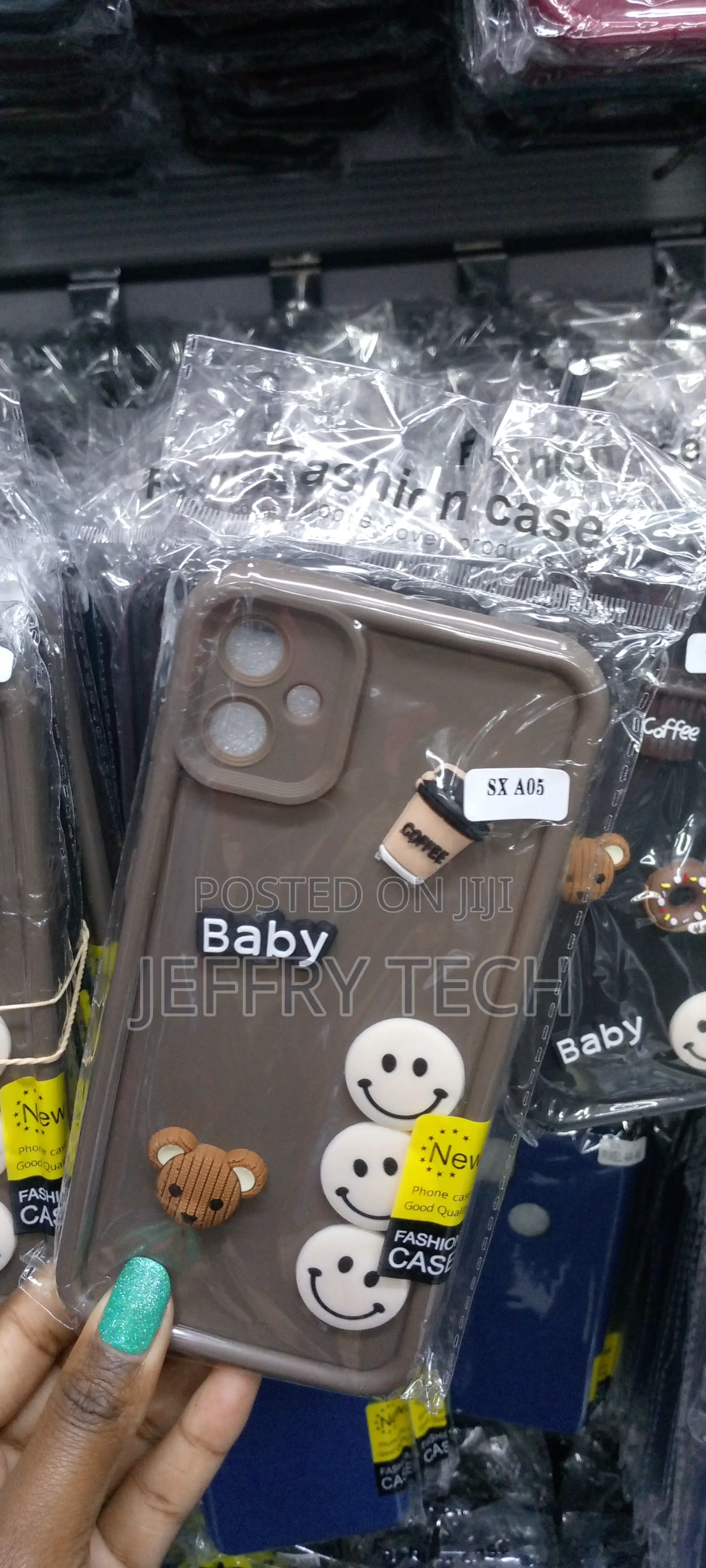 Brownback Cover for Samsung Galaxy A05 3D Cute Curly Wave