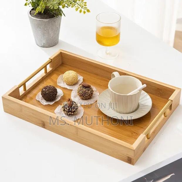 3pcs Eco-Friendly Bamboo Trays - thumbnail 3