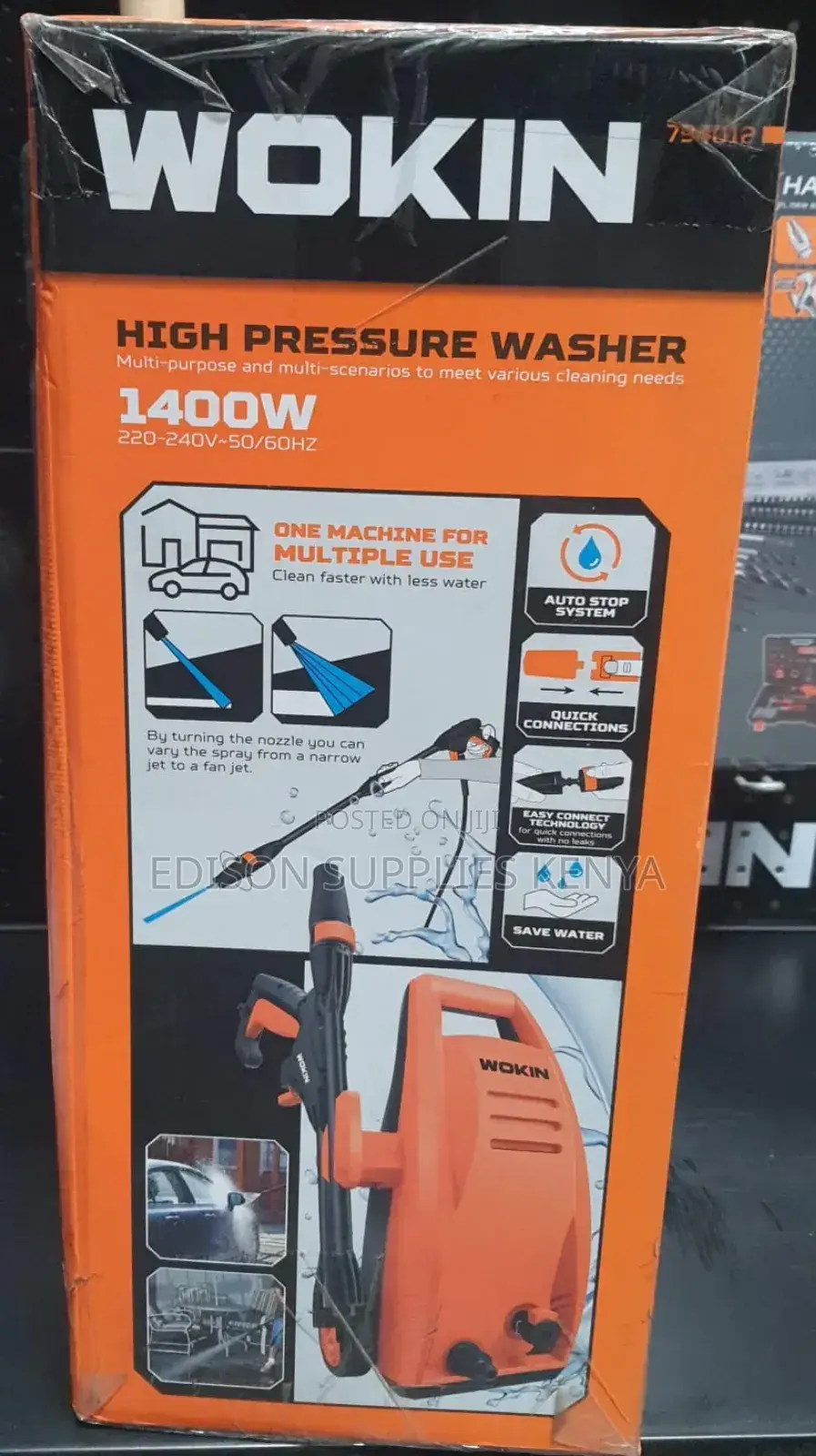 High Pressure Washer Wokin 1400W Car Wash Machine 1500psi