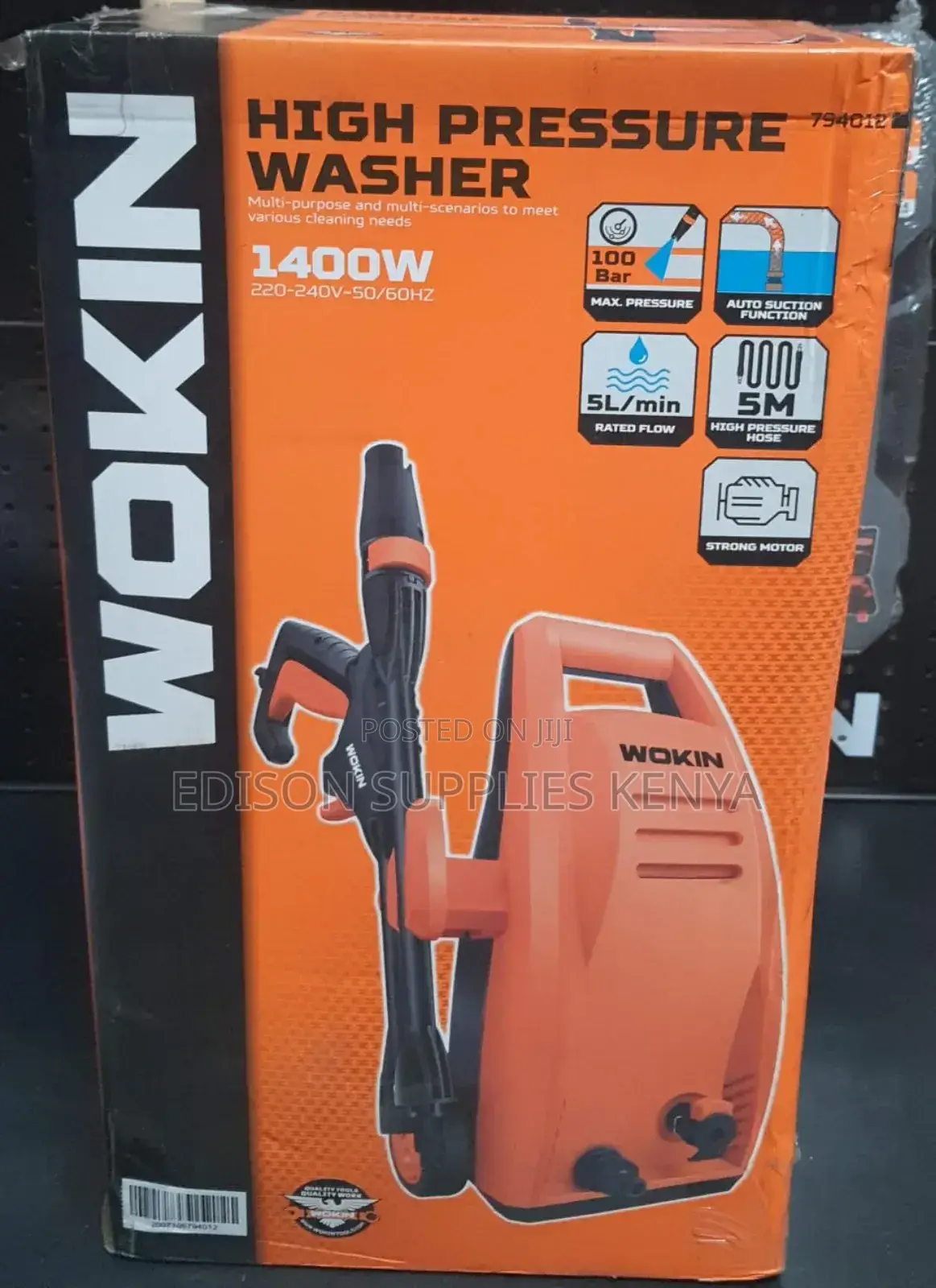High Pressure Washer Wokin 1400W Car Wash Machine 1500psi