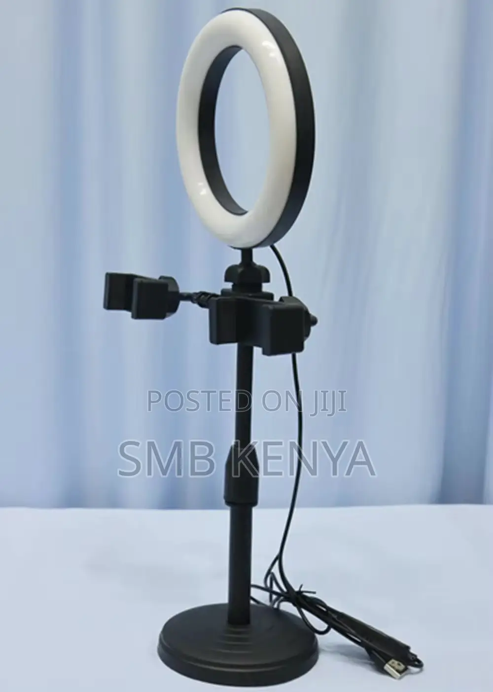 6 Inch Ring Light, Double Phone Holder, Phone Stand