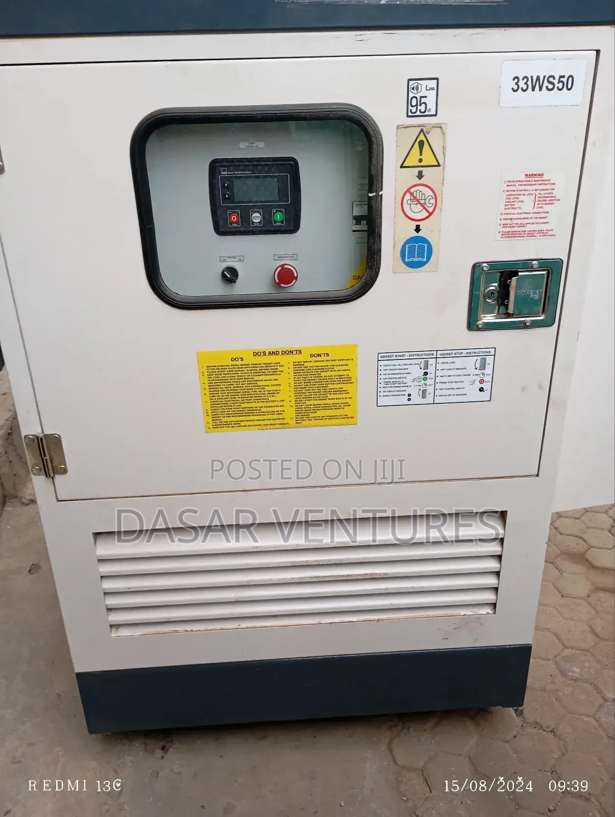 Generator 33kva Kirloska