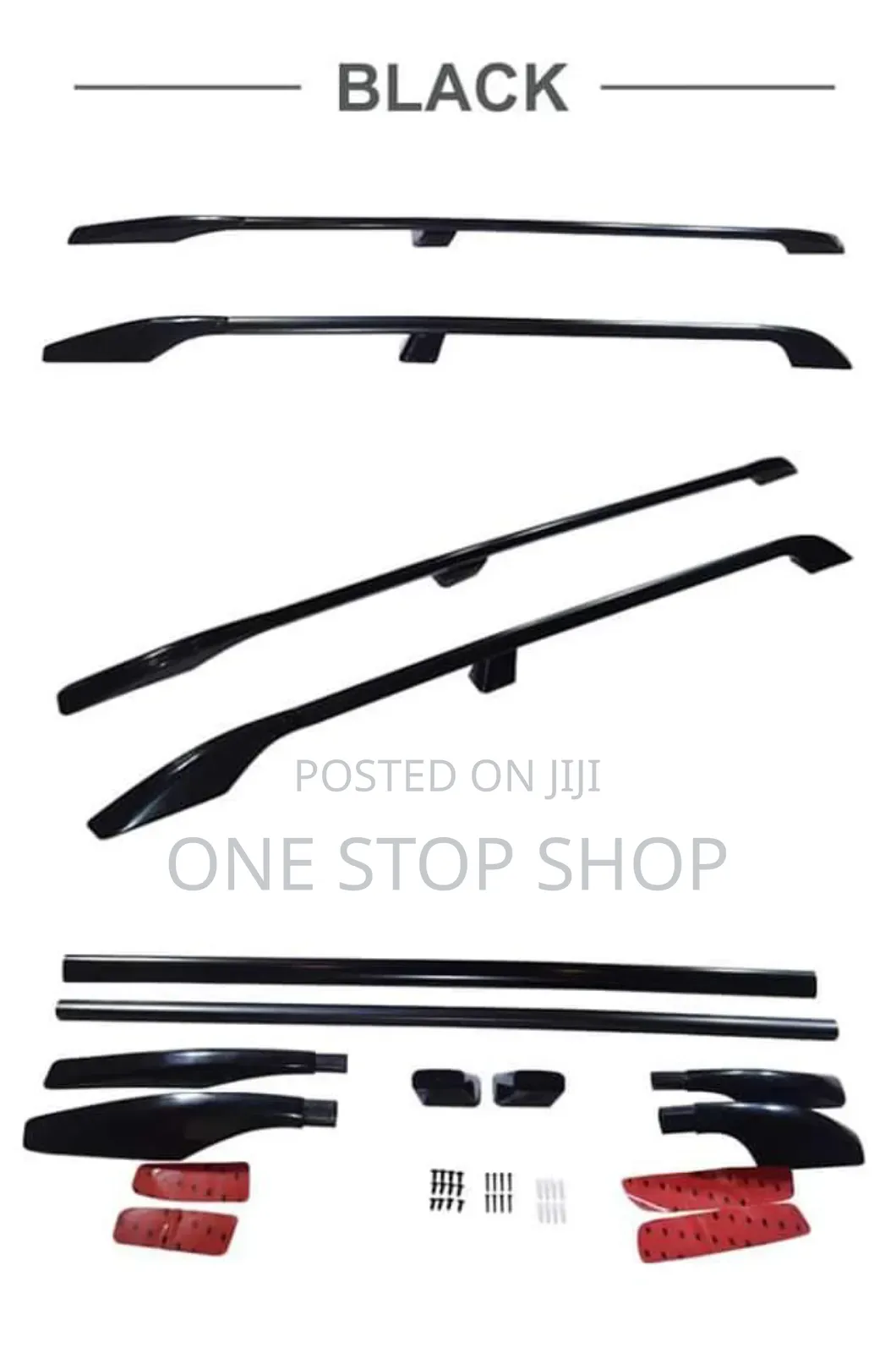 Black Universal Roof Rails