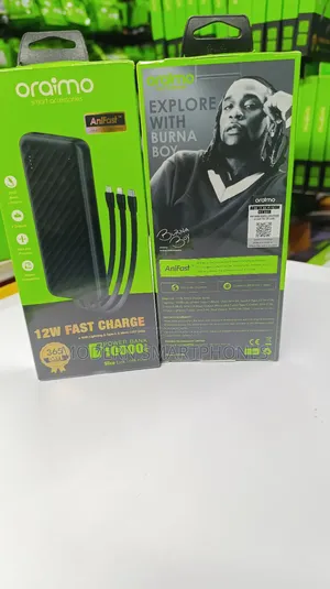 Slim ORAIMO 10000mah Powerbank With 4 Output