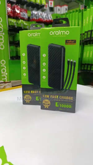 Slim ORAIMO 10000mah Powerbank With 4 Output